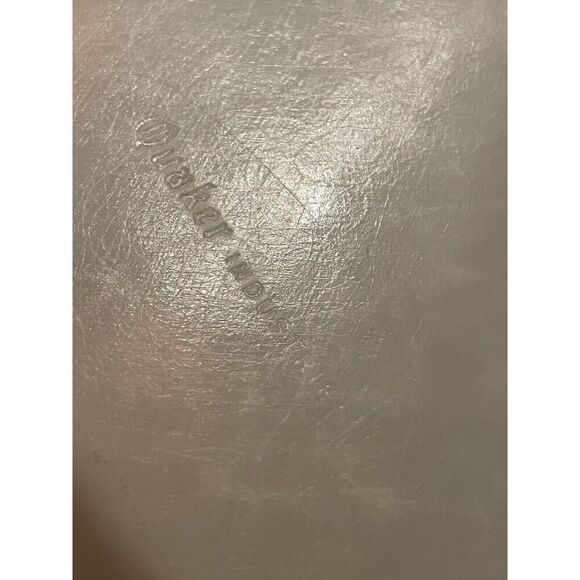 Retro Quaker Folding Metal TV Trays Stands 1950s Set of 4 MCM IMPERFECT READ - Picture 7 of 16